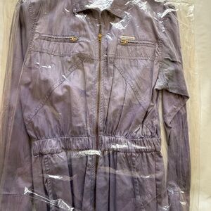 Elegant Women's one piece purple jumpsuit